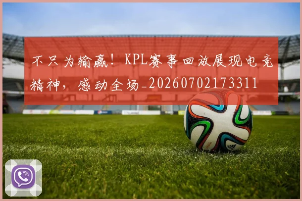 不只为输赢！KPL赛事回放展现电竞精神，感动全场_20260702173311