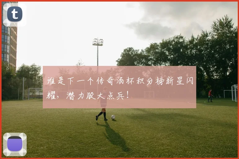 谁是下一个传奇汤杯积分榜新星闪耀,潜力股大点兵!